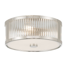Millennium 23203-PN - Ardezia 11.75" Wide 3-Light Flush Mount