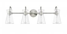 Millennium 21004-BN - Camellia 4-Light Vanity Brushed Nickel