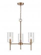 Millennium 9913-MG - Chastine 3-Light Chandelier Ceiling Light Modern Gold