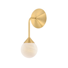 Mitzi by Hudson Valley Lighting H1051101-AGB - Natasha Wall Sconce