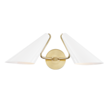 Mitzi by Hudson Valley Lighting H399102-AGB/DG - Talia Wall Sconce