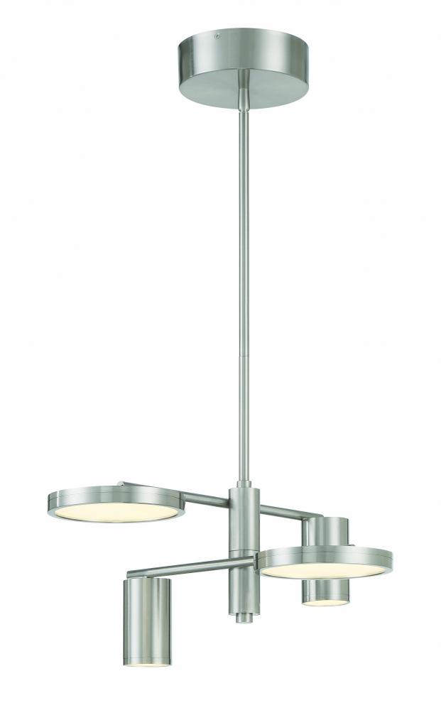 Swivel - 4 Light LED Chandelier