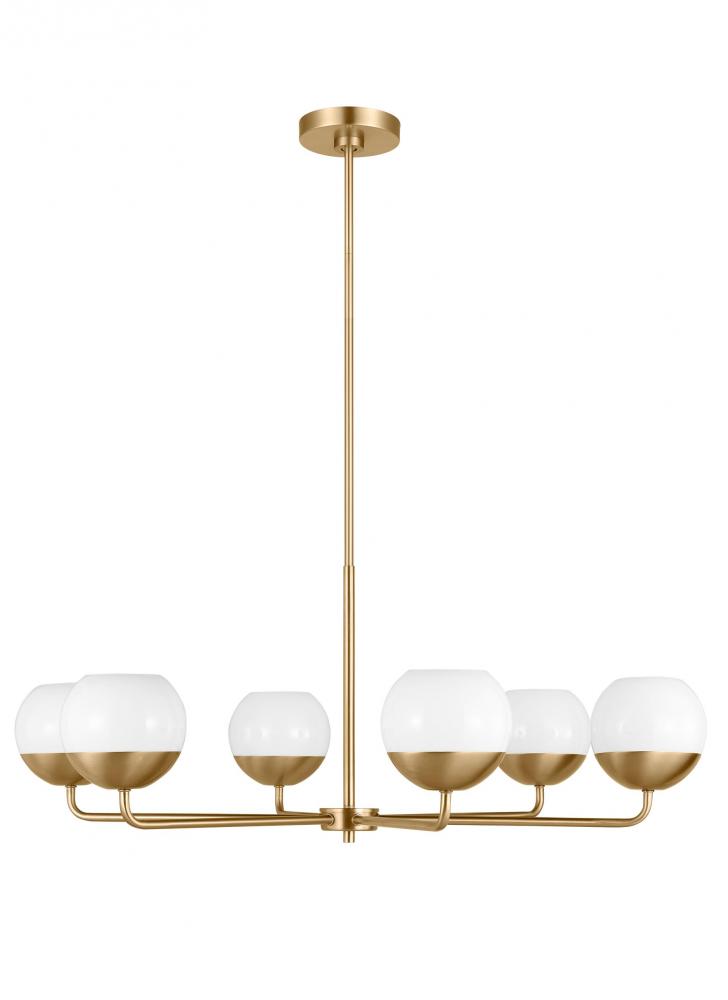 Alvin Six Light Chandelier