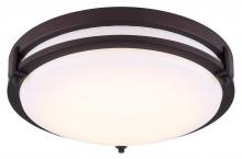 Canarm LFM112A13ORB - GILDA, LED Flush Mount, Acrylic, 19W LED (Integrated), Dimmable, 1350 Lumens, 3000K