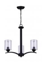 Canarm ICH370A03BK-RG - Canarm 3 Light Chandelier