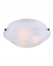 Canarm IFM1616BK-O - Fmount, Spec. IFM1616BK-O, 3 Lts Flushmount, Flat Opal Glass, 60W Type A, 16 IN x 5 IN