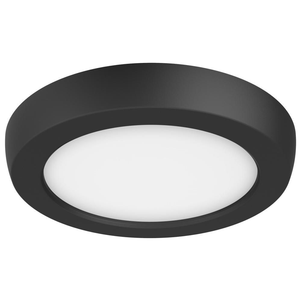 Blink Pro - 9W; 5in; LED Fixture; CCT Selectable; Round Shape; Black Finish; 120V