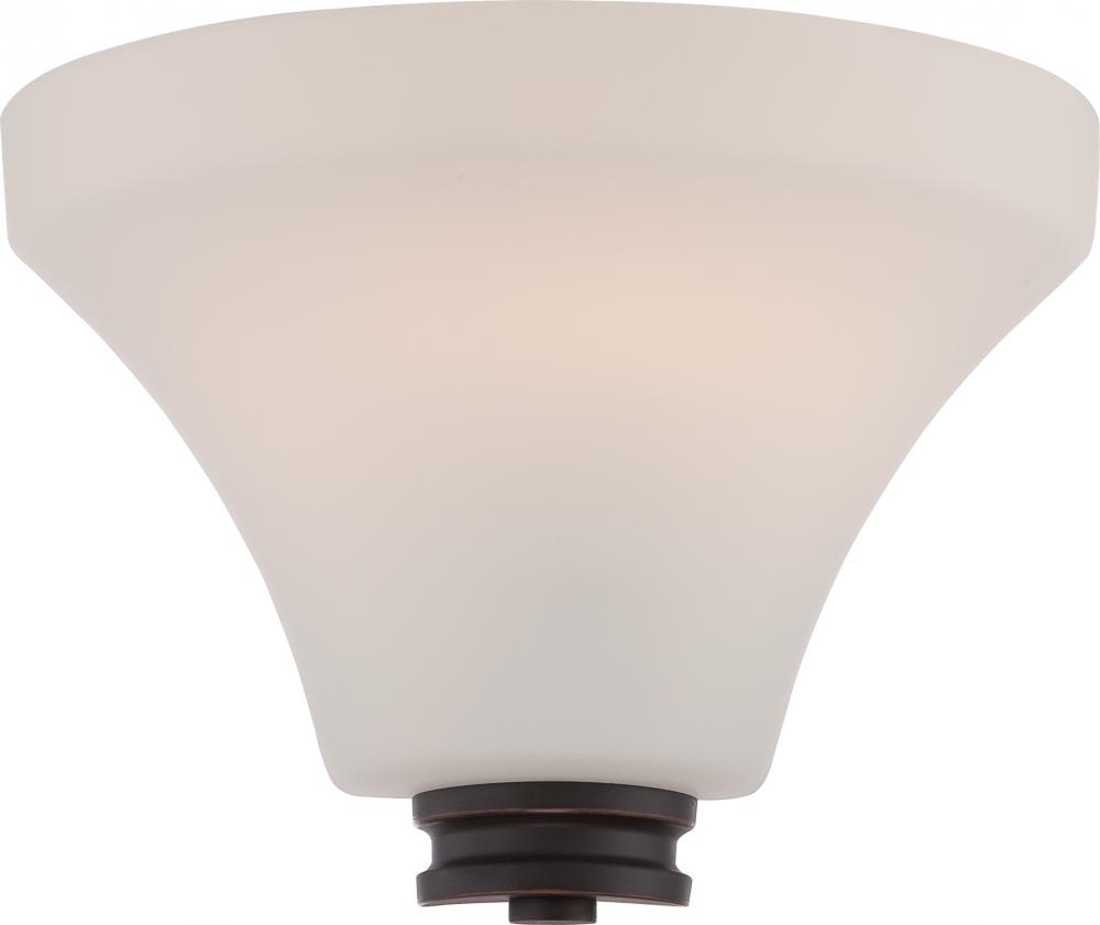 Cody - 1 Light Wall Sconce with Satin White Glass - LED Omni Included