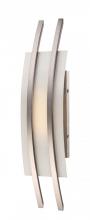 Nuvo 62/102 - Trax; 1 Module Wall Sconce with Frosted Glass; Brushed Nickel Finish