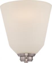 Nuvo 62/361 - Calvin - 1 Light Wall Sconce with Satin White Glass - LED Omni Included