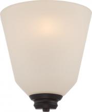 Nuvo 62/371 - Calvin - 1 Light Wall Sconce with Satin White Glass - LED Omni Included