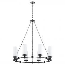 Quorum 667-8-59 - Lee BLVD 2.0 8 Light Chandelier |Matte Black