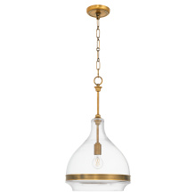 Quorum 8002-1-47 - TILBROOK 14" 1LT PENDANT - BRB