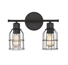 Savoy House Meridian M80003ORB - 2-Light Bathroom Vanity Light in Oil Rubbed Bronze