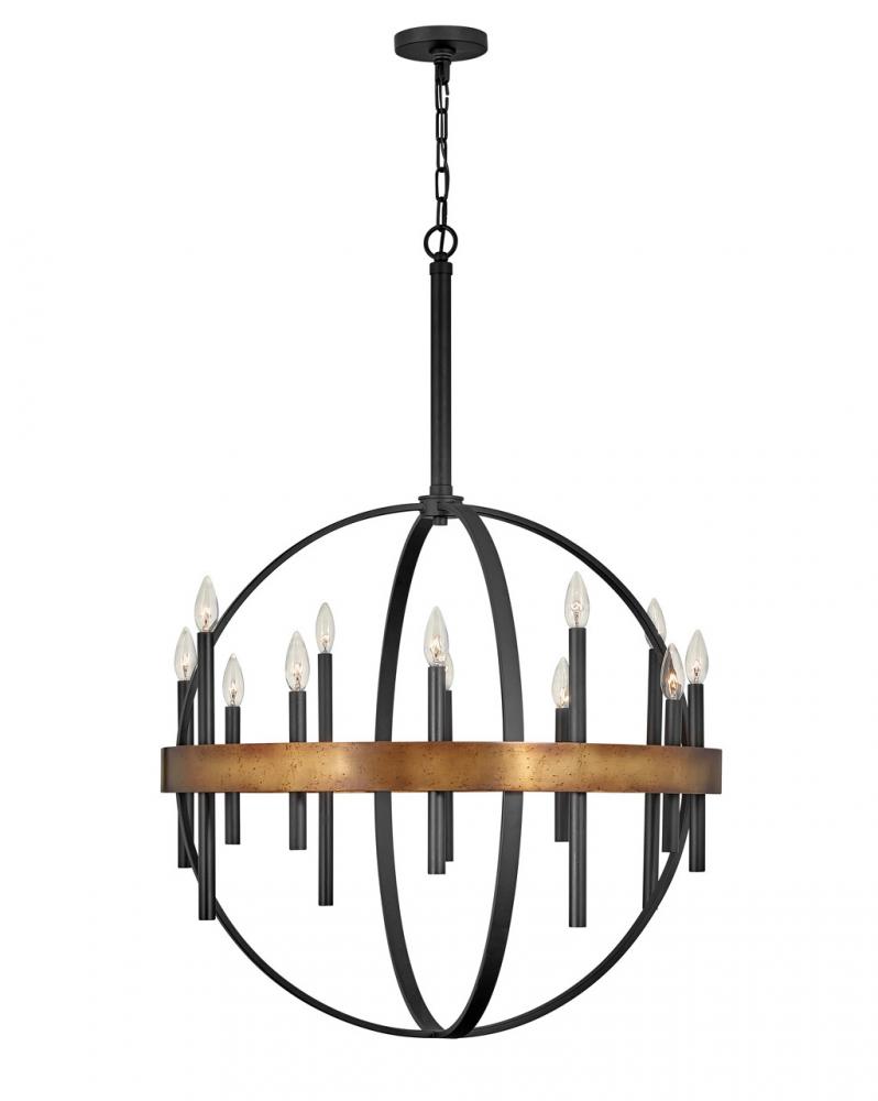 Medium Orb Chandelier