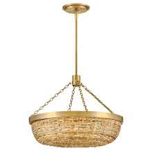 Hinkley 48423LCB-NAT - Medium Convertible Semi-Flush Mount