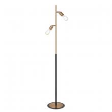 ELK Home S0019-9564 - Kelston 62'' High 2-Light Floor Lamp - Matte Black